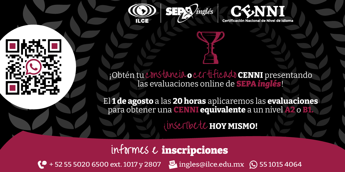 SEPA INGLES - Certificaciones CENNI