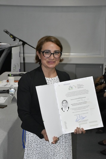 ILCE reconoce a nuevas tituladas de sus programas de posgrado