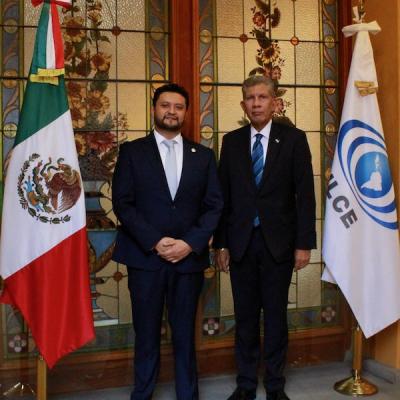 S. S. Erick Cajar Grimas. Ministro consejero de la Embajada de la República de Panamá en México.