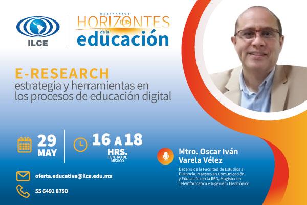 E-research estrategia y herramientas en los procesos de educación digital