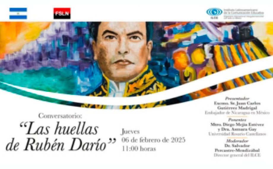 ILCE y Embajada de Nicaragua en México celebran conversatorio sobre Rubén Darío