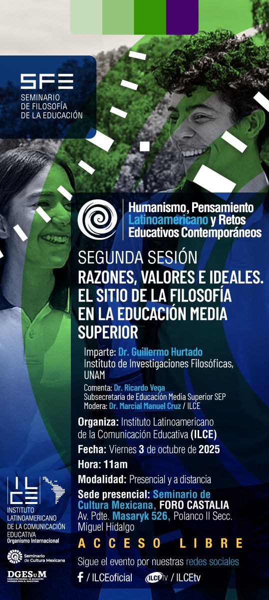 Seminario de Filosofía de la Educación. Razones, valores e ideales. El sitio de la filosofía en la Educación Media Superioropolítica